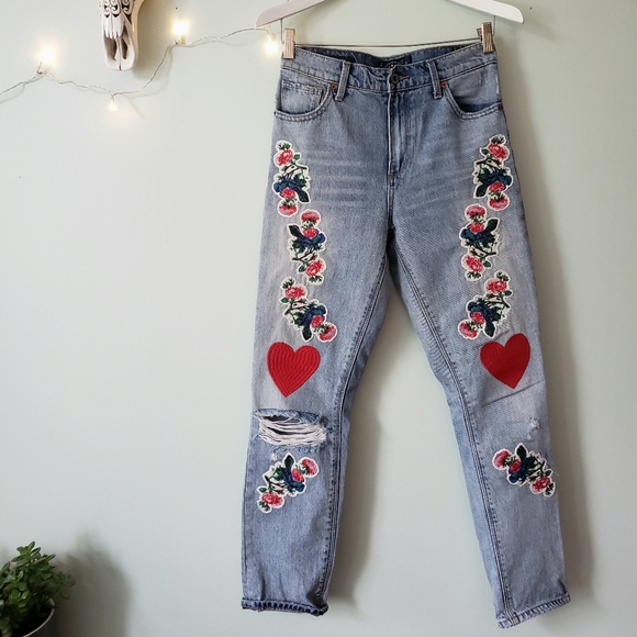 Lucky Brand Denim - Lucky Brand High Rise Embroidered Festival Jean❤